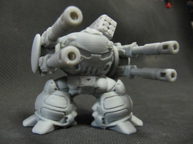 CHIBI-TECH SD - BURLEIGH-II DUO GUNPOD       3D print model_2