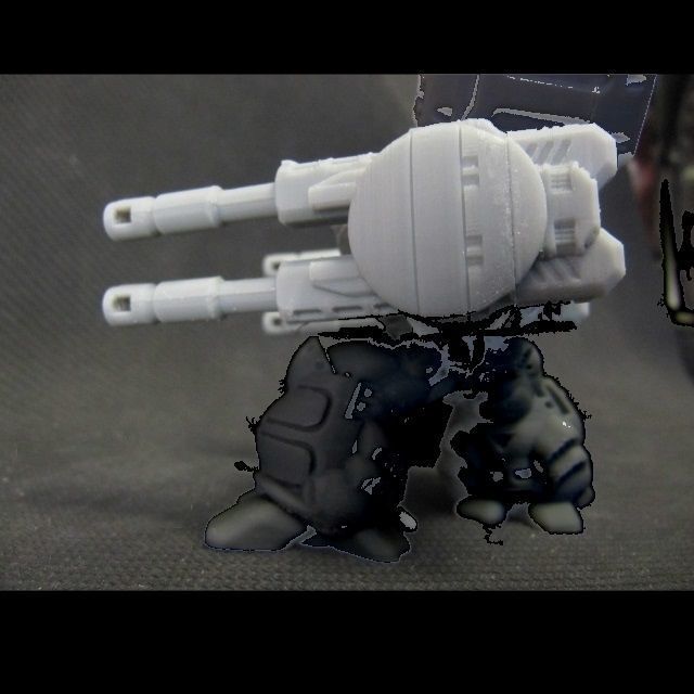 CHIBI-TECH SD - BURLEIGH-II DUO GUNPOD       3D print model_1