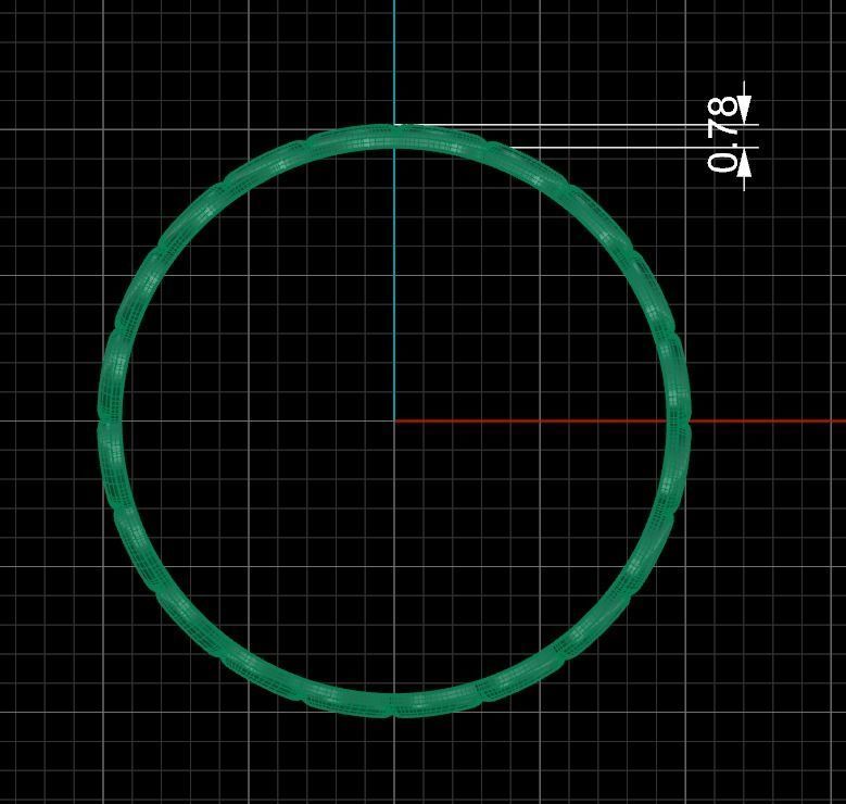 Pandora Heart Band 1 Row Ring in Us Size 3D print model_5