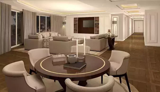 Contemporary Luxury Living room