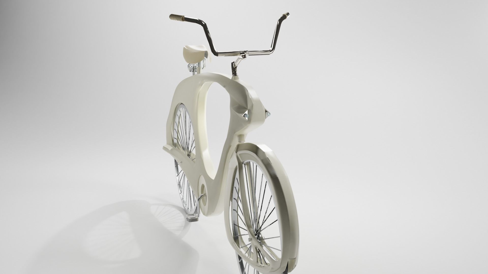Old Style Bicycle 1946 3D model_5