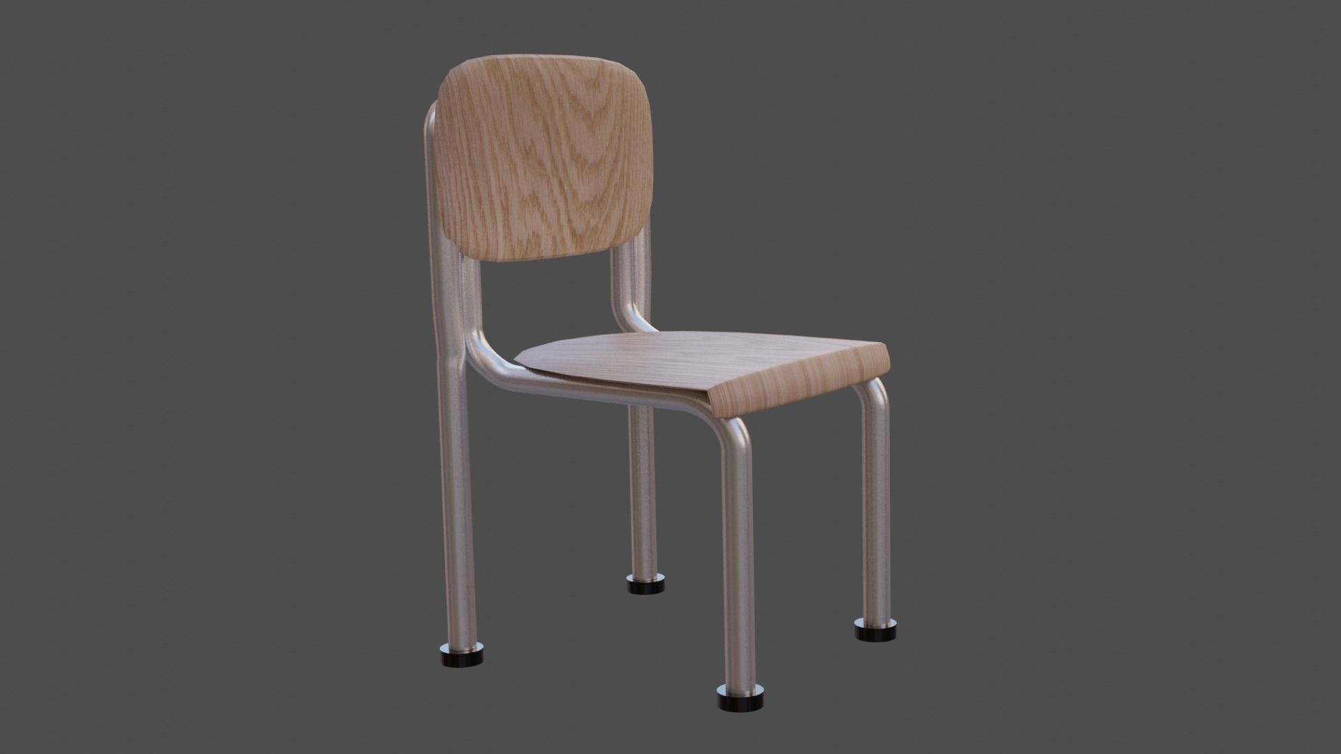 School Old Class Room 3D model_4