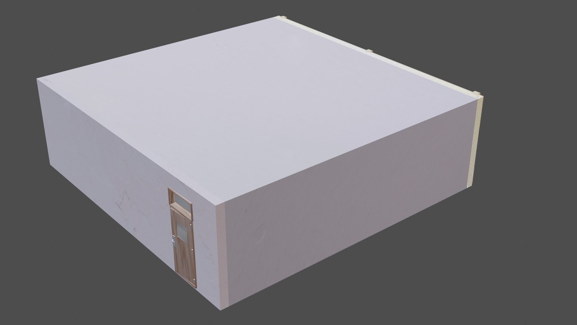 School Old Class Room 3D model_29