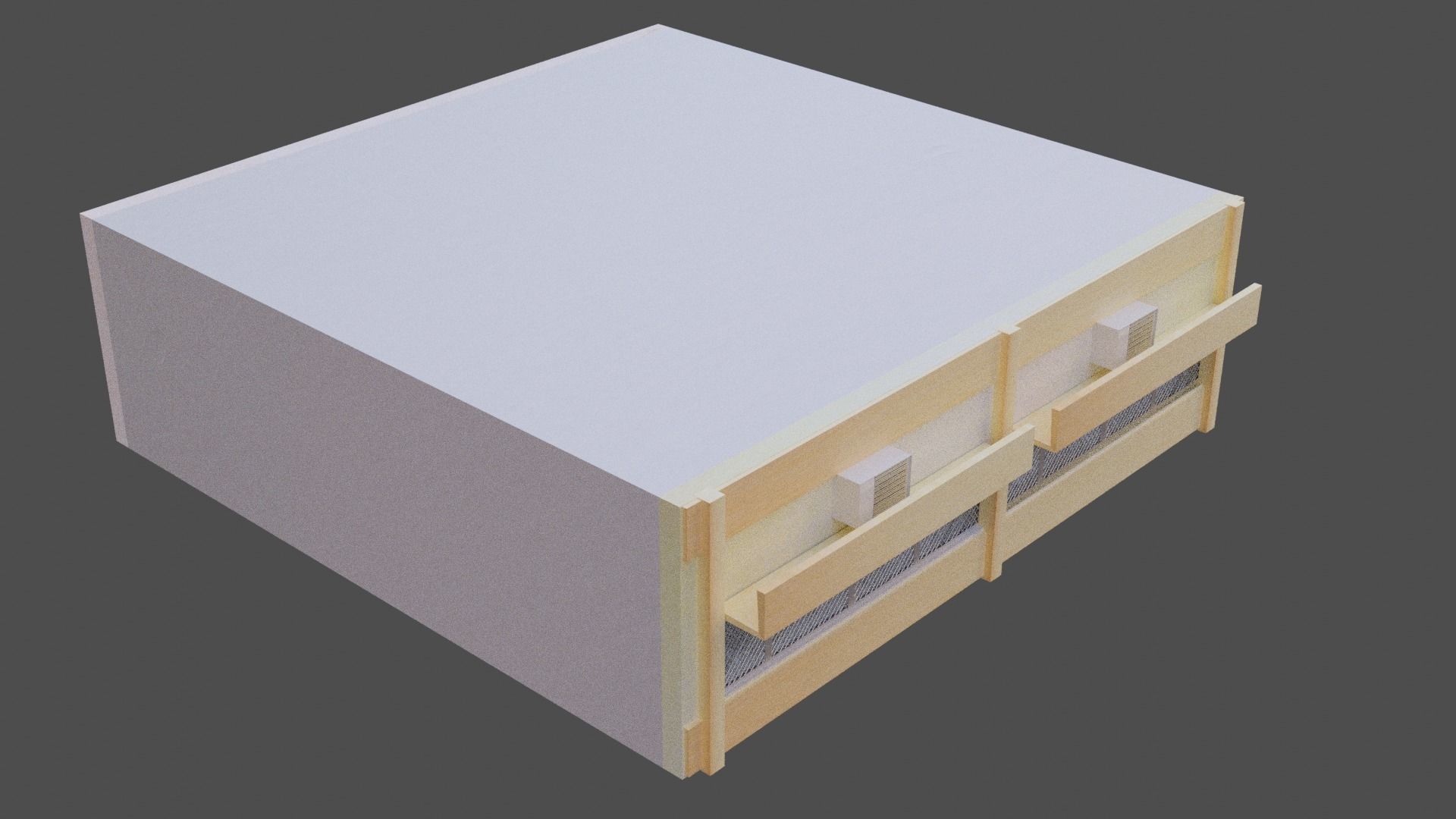 School Old Class Room 3D model_28