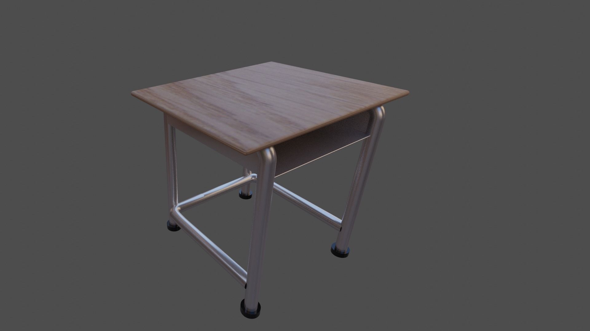 School Old Class Room 3D model_25