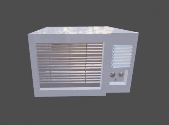 School Old Class Room 3D model_19