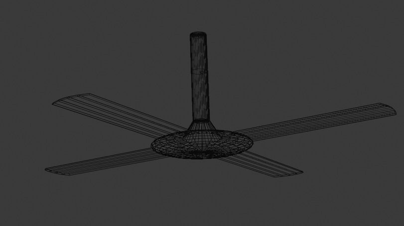 School Old Class Room 3D model_11