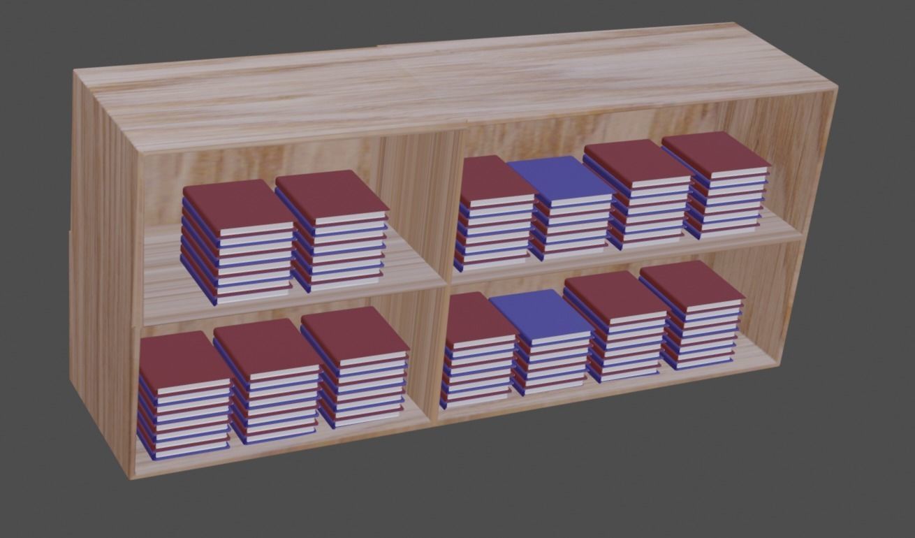 School Old Class Room 3D model_12