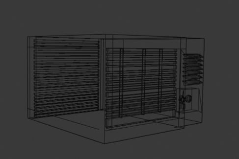 School Old Class Room 3D model_21