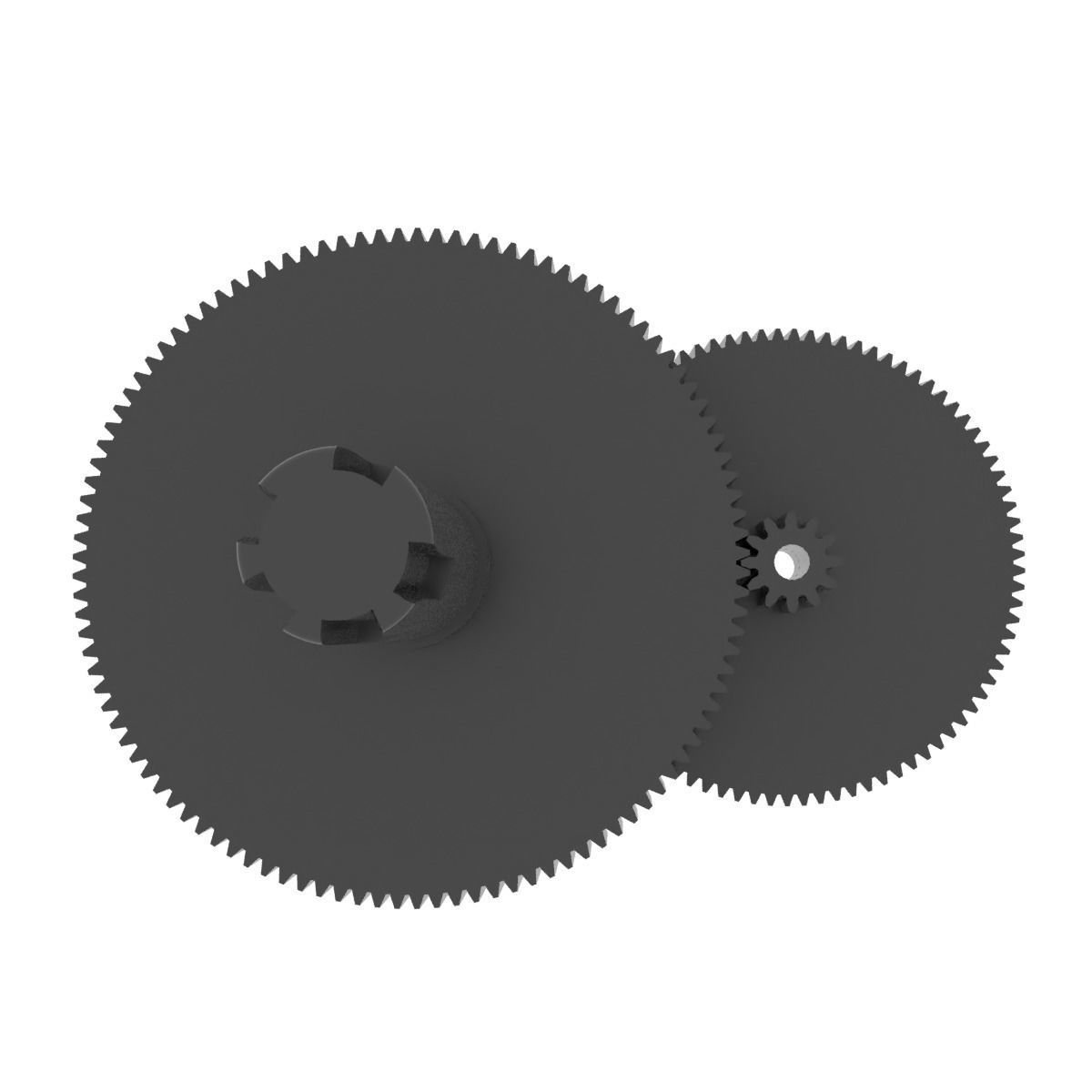 Saeco Royal Professional - gearses for gearbox 3D print model_5