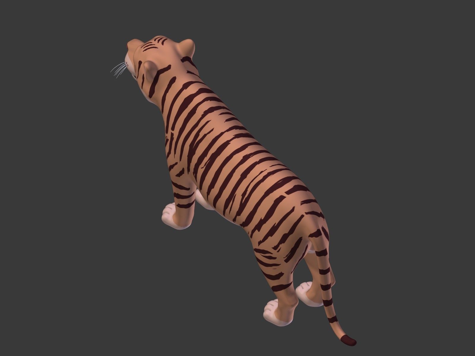 Cartoon Tiger 3D model_14