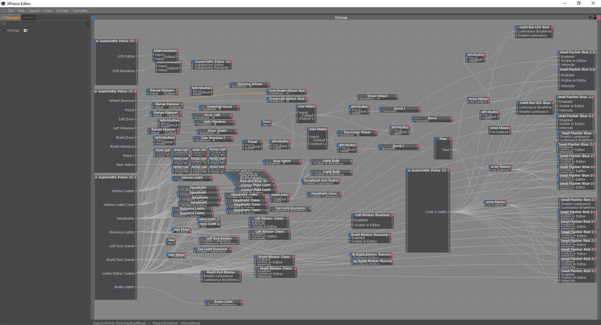 SuperVette Police Car 3D model_17