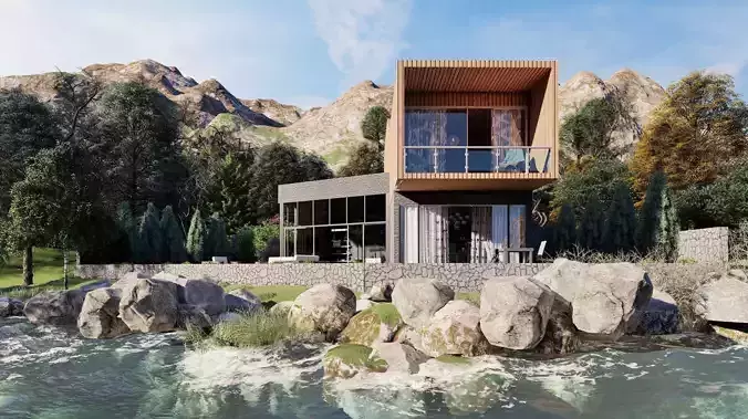 Weekend -Villa -House Project -Exterior and interior