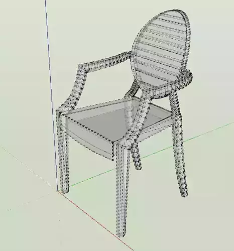 CHAISE LOUIS GHOST LOW POLY