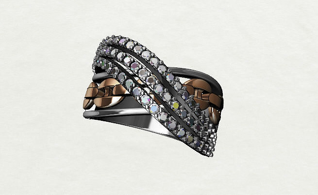 jewellery  ring 06 3D print model
