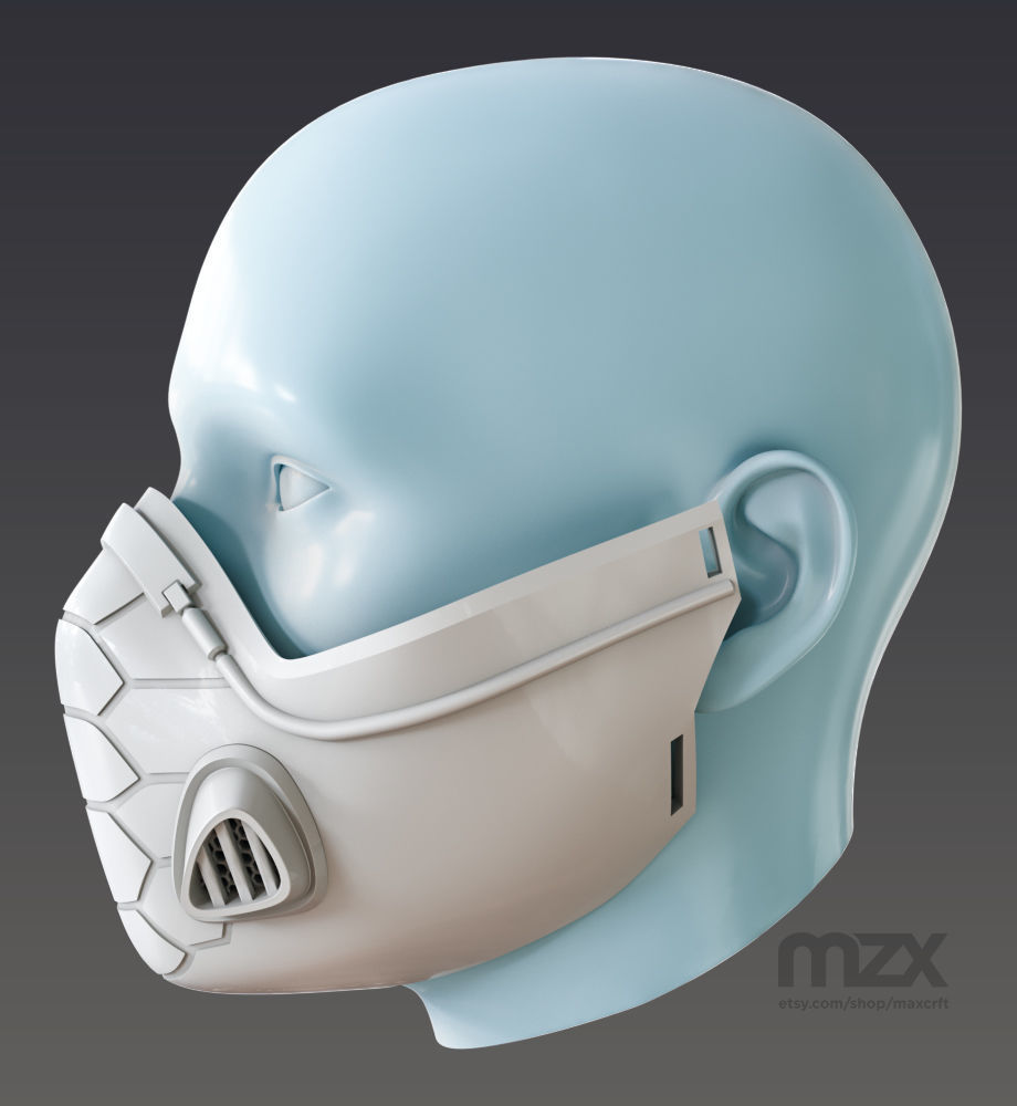 Valorant Viper mask 3D print model_4