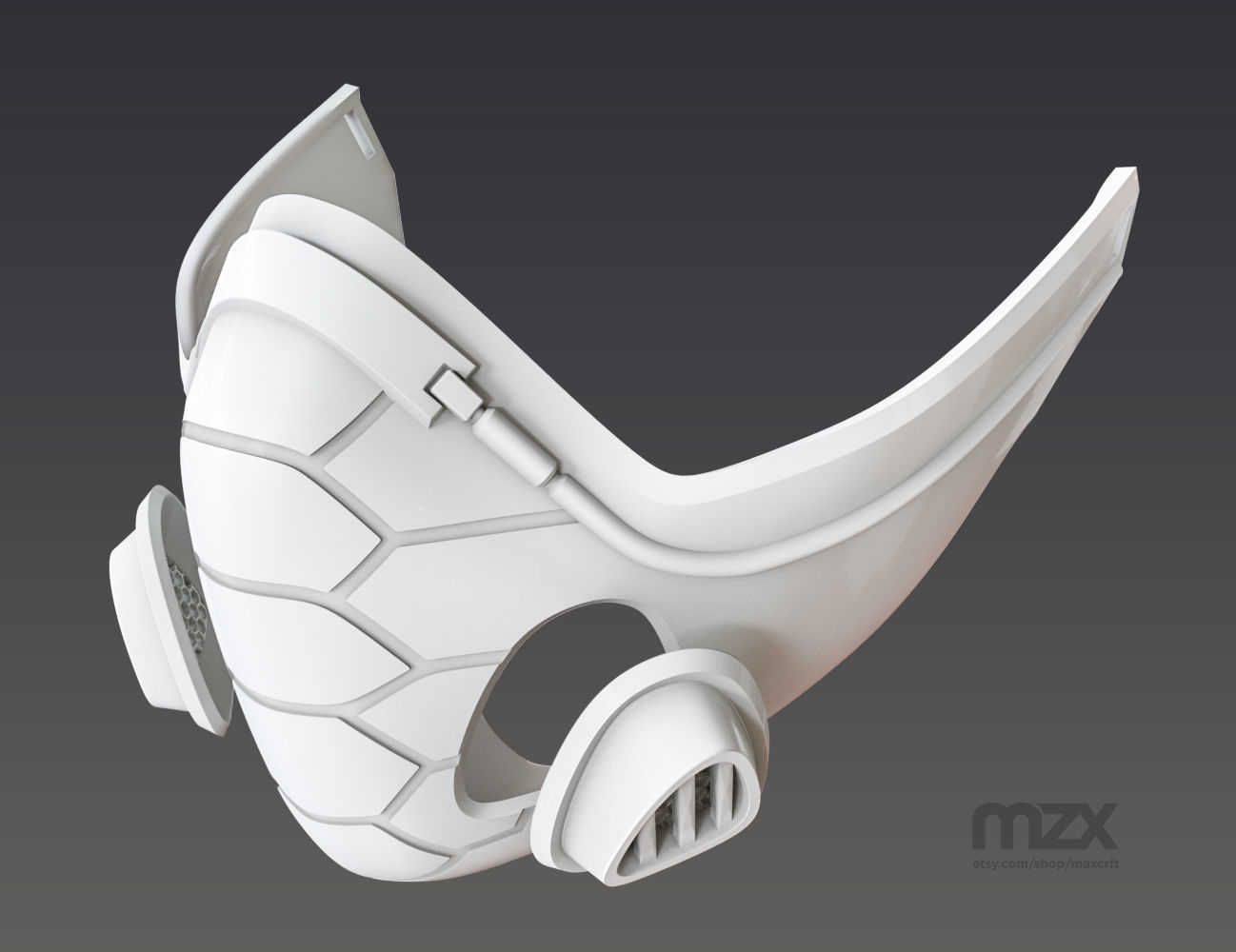 Valorant Viper mask 3D print model_2