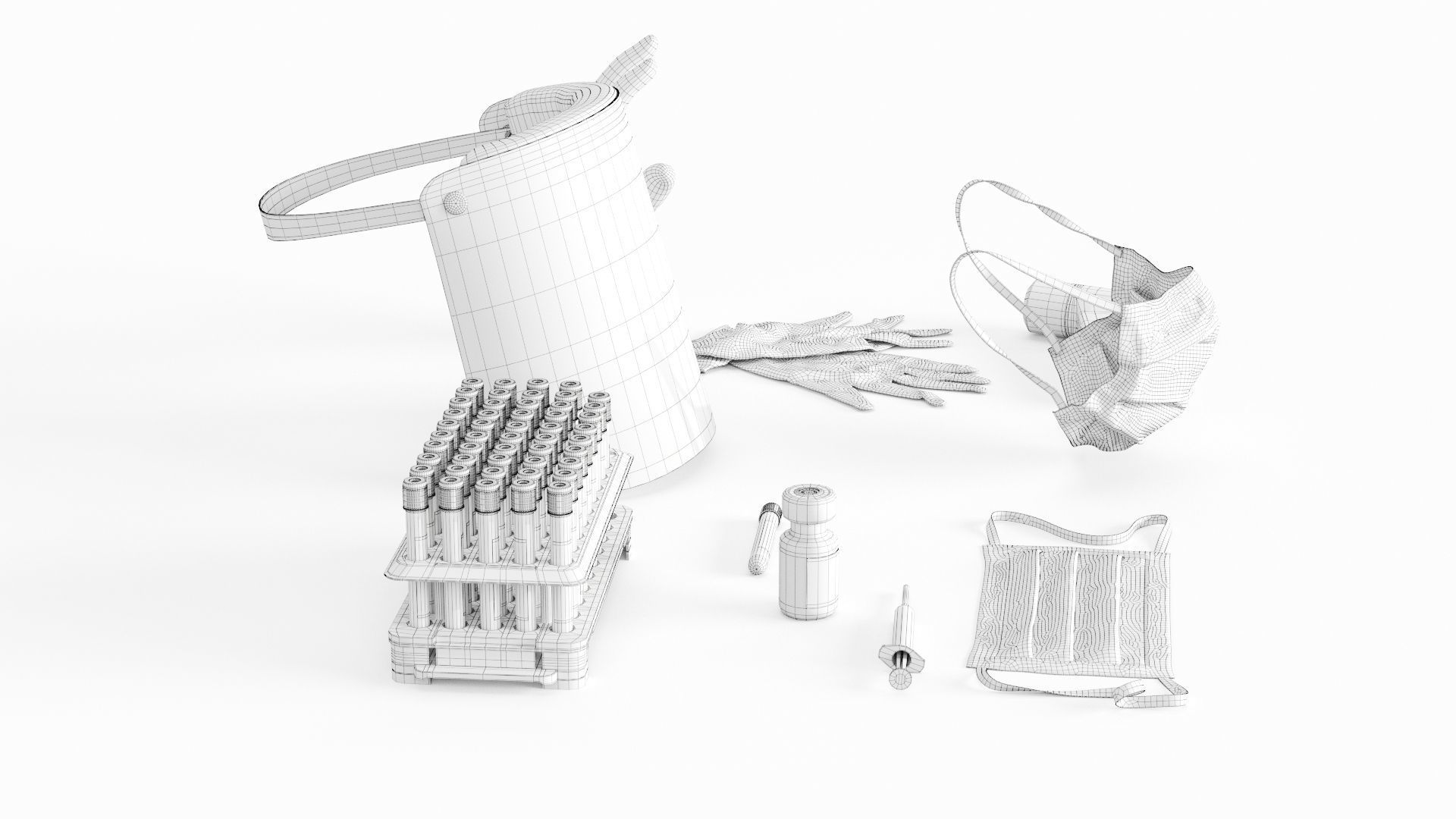 Covid-19 Medical Collection 3D model_18