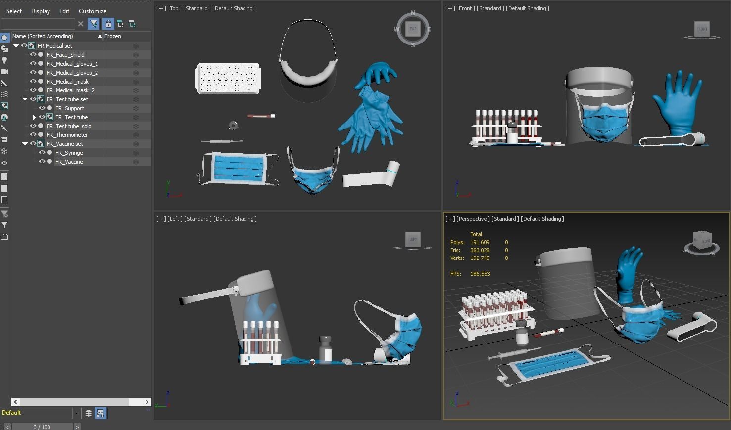 Covid-19 Medical Collection 3D model_34
