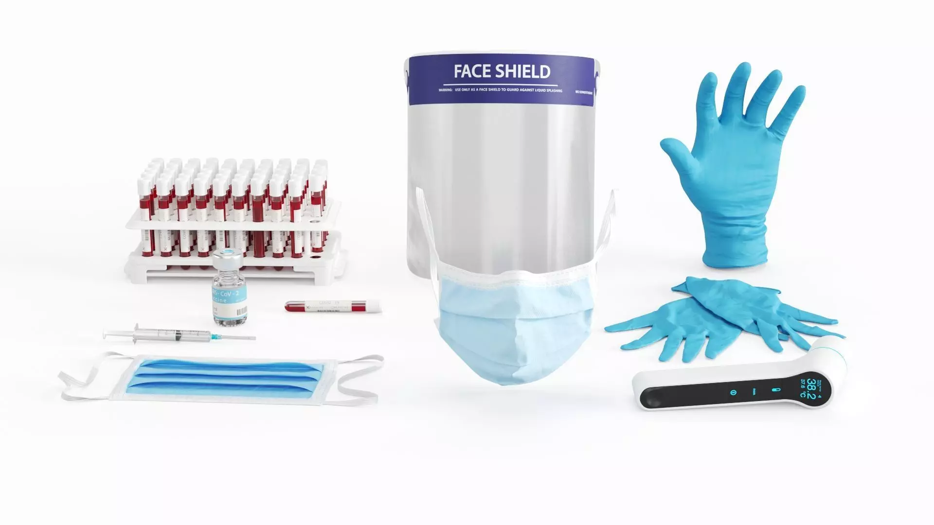 Covid-19 Medical Collection 3D model_0