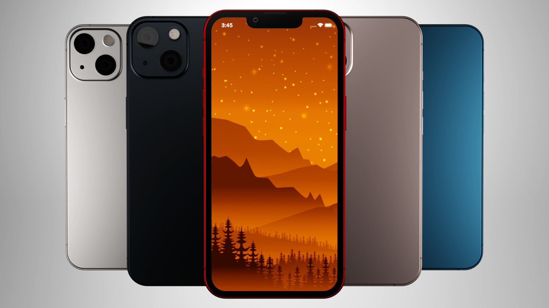 Apple iPhone 13 Realistic 3D model 3D model_9