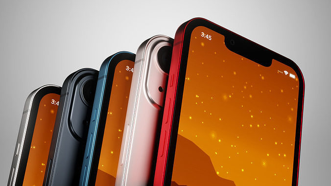 Apple iPhone 13 Realistic 3D model 3D model