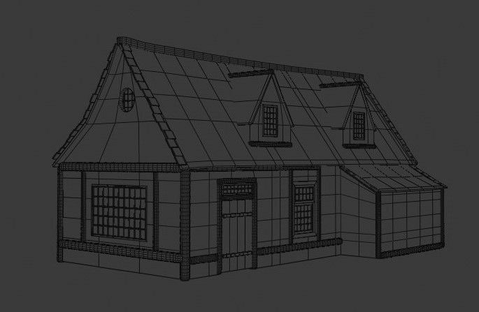 old house  3D model_5