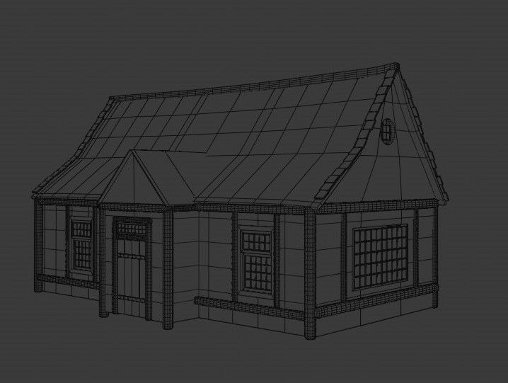 old house  3D model_4