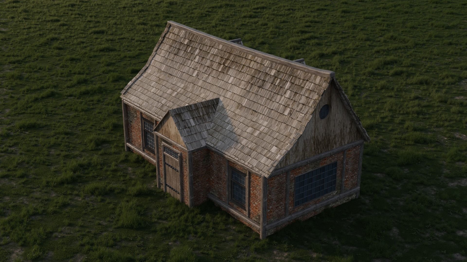 old house  3D model_1
