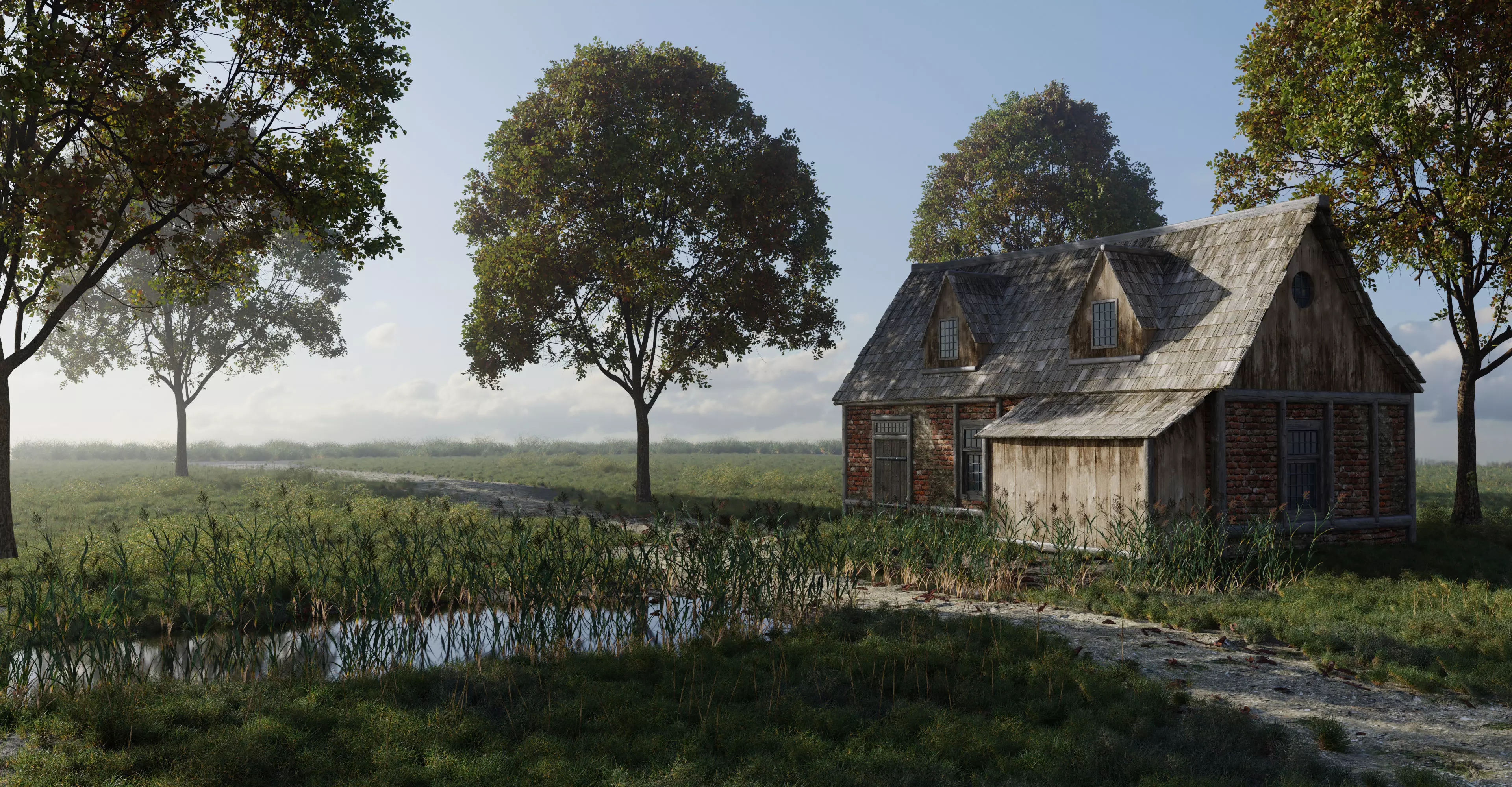old house  3D model_0