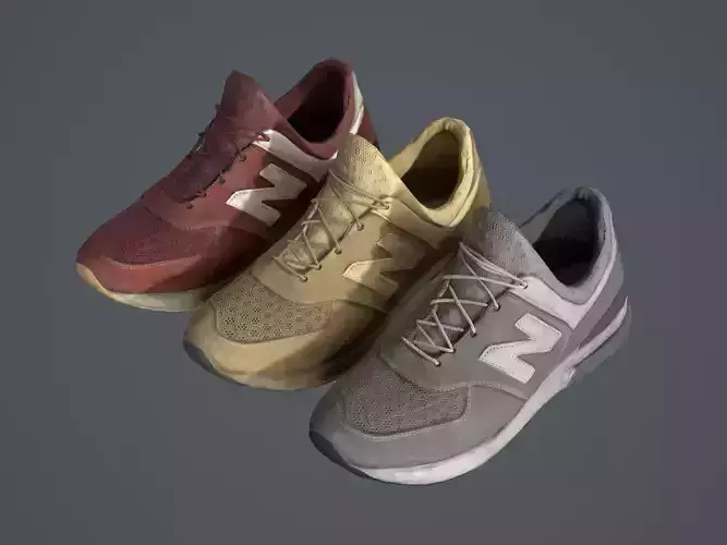  Sneaker with Color Variations PBR