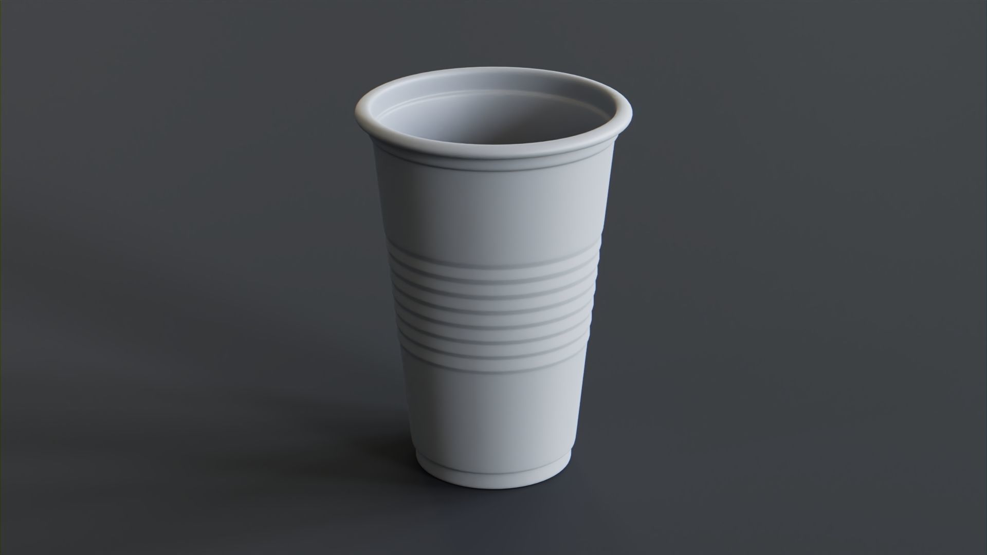 Plastic Cup 3D print model_4