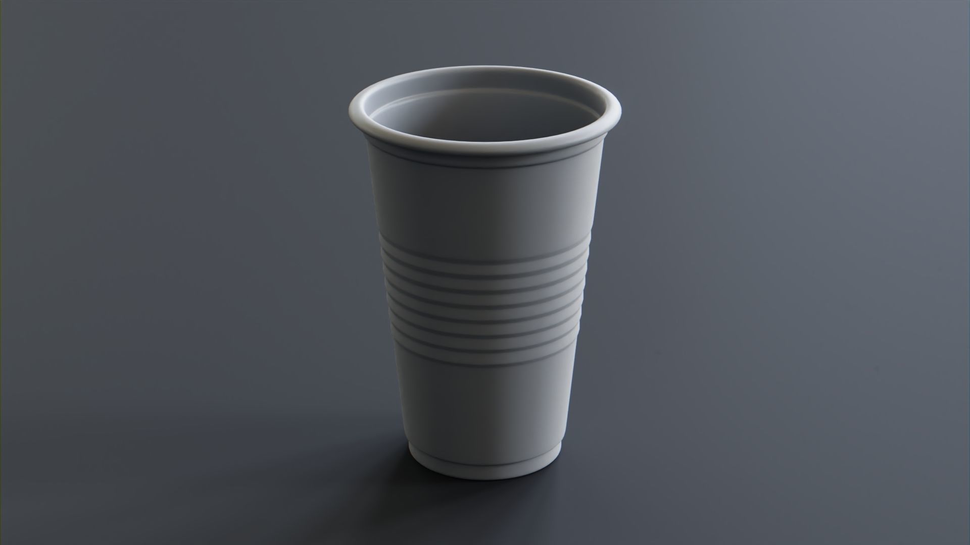 Plastic Cup 3D print model_10