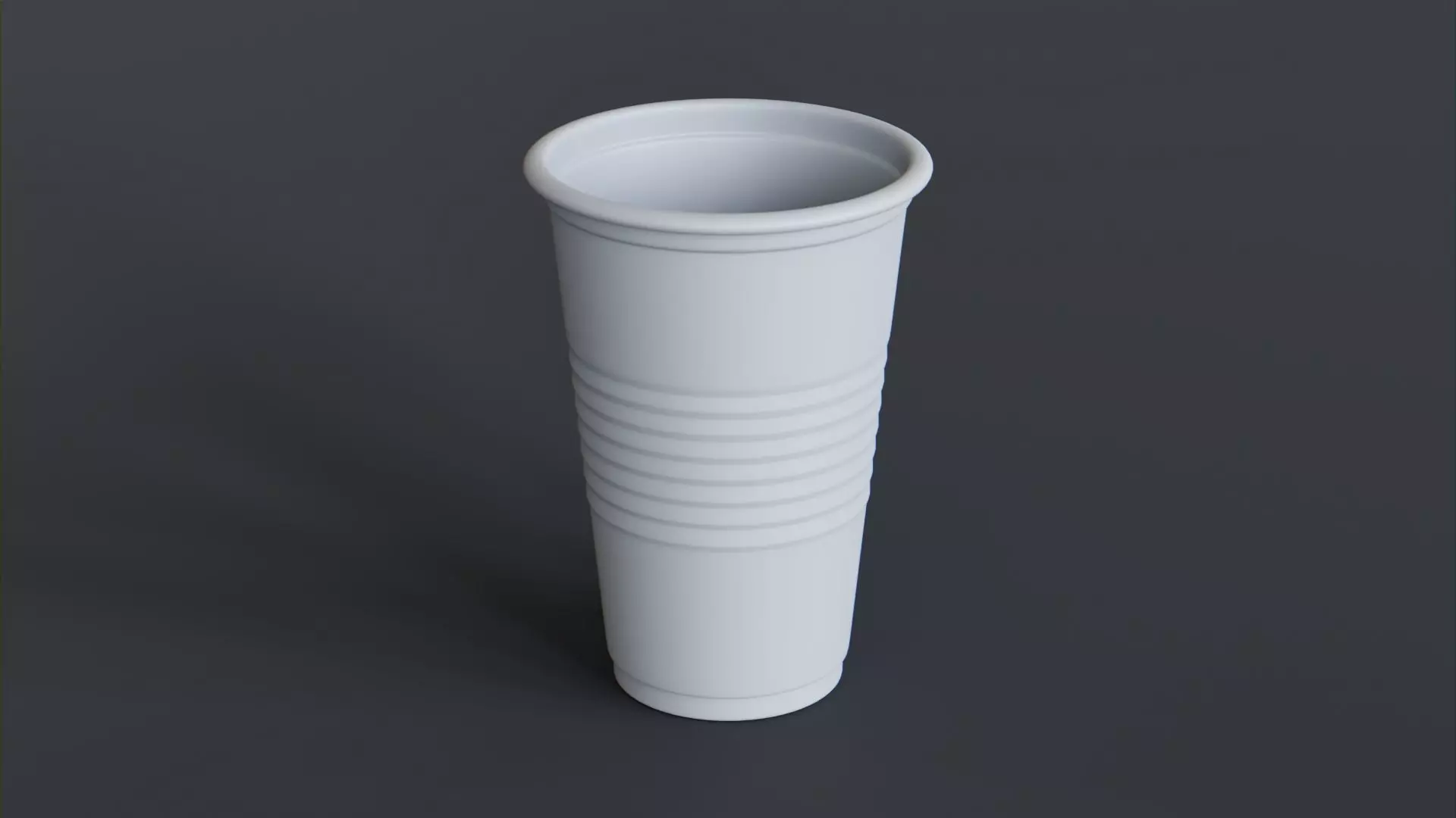 Plastic Cup 3D print model_0