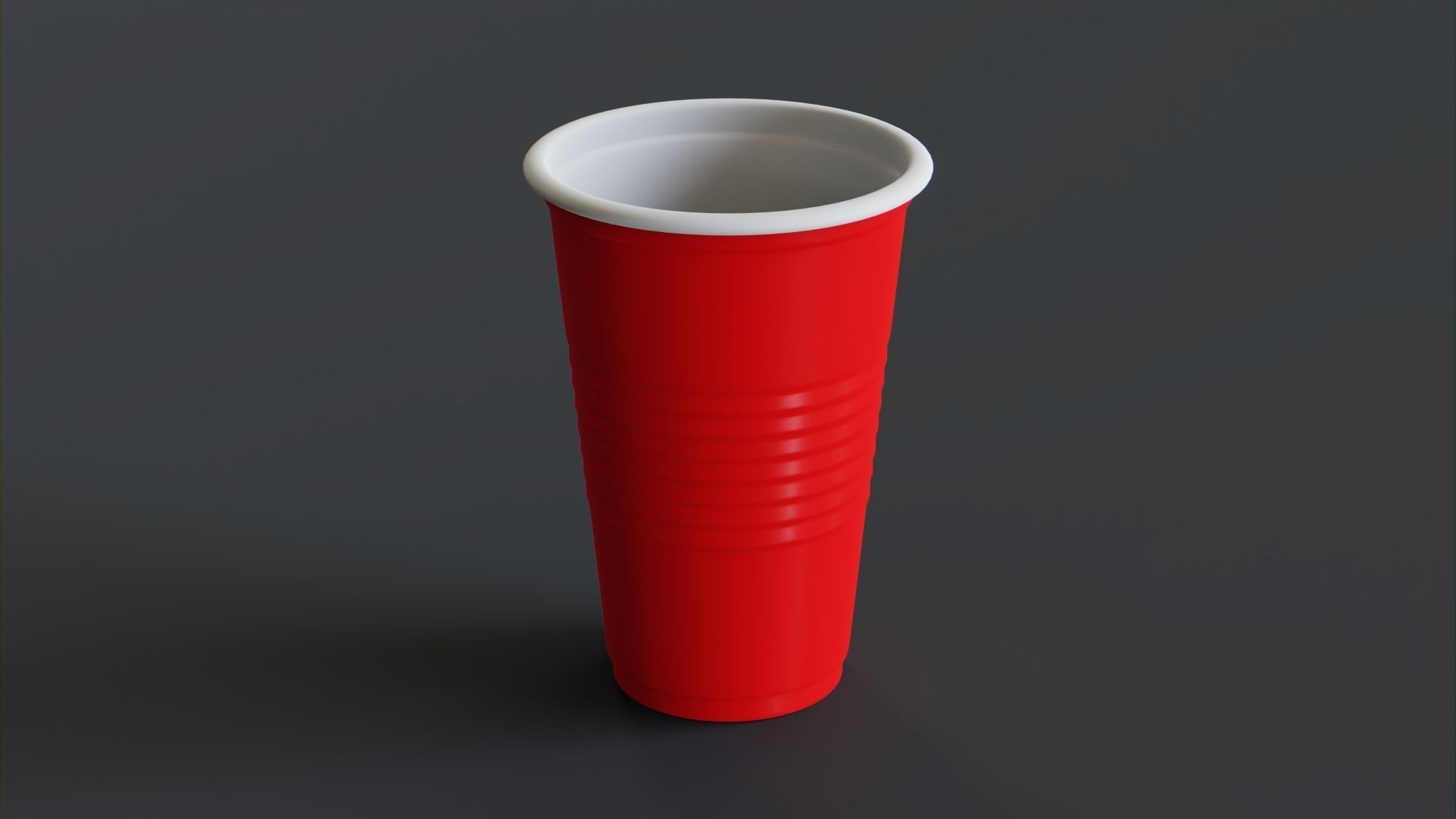 Plastic Cup 3D print model_1