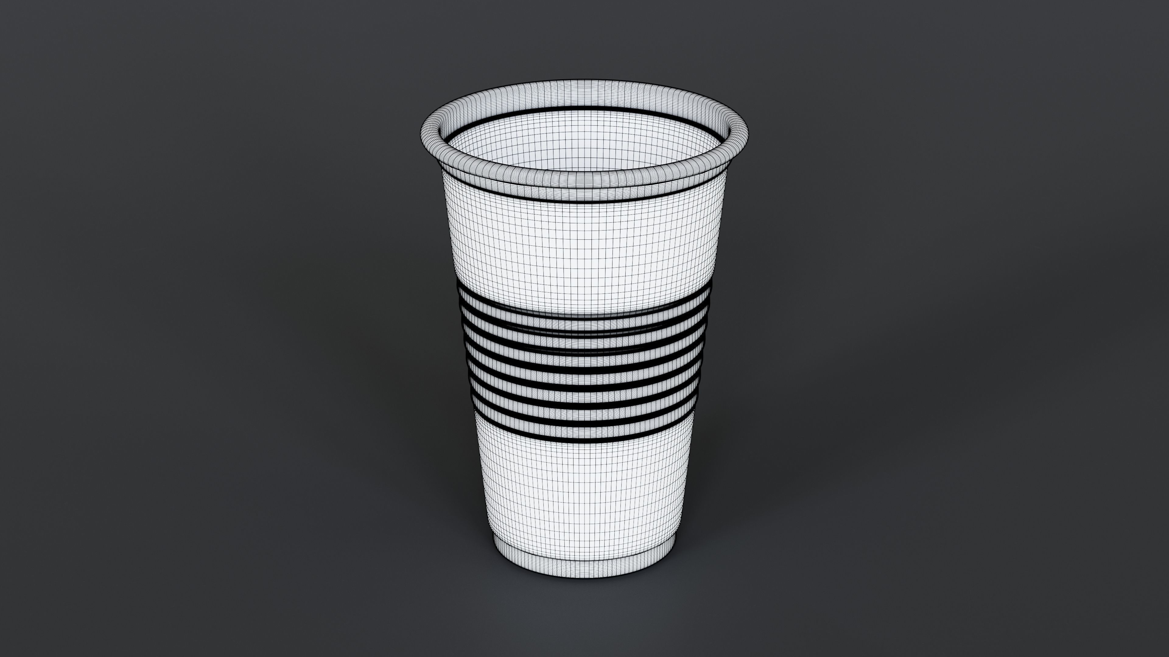 Plastic Cup 3D print model_11