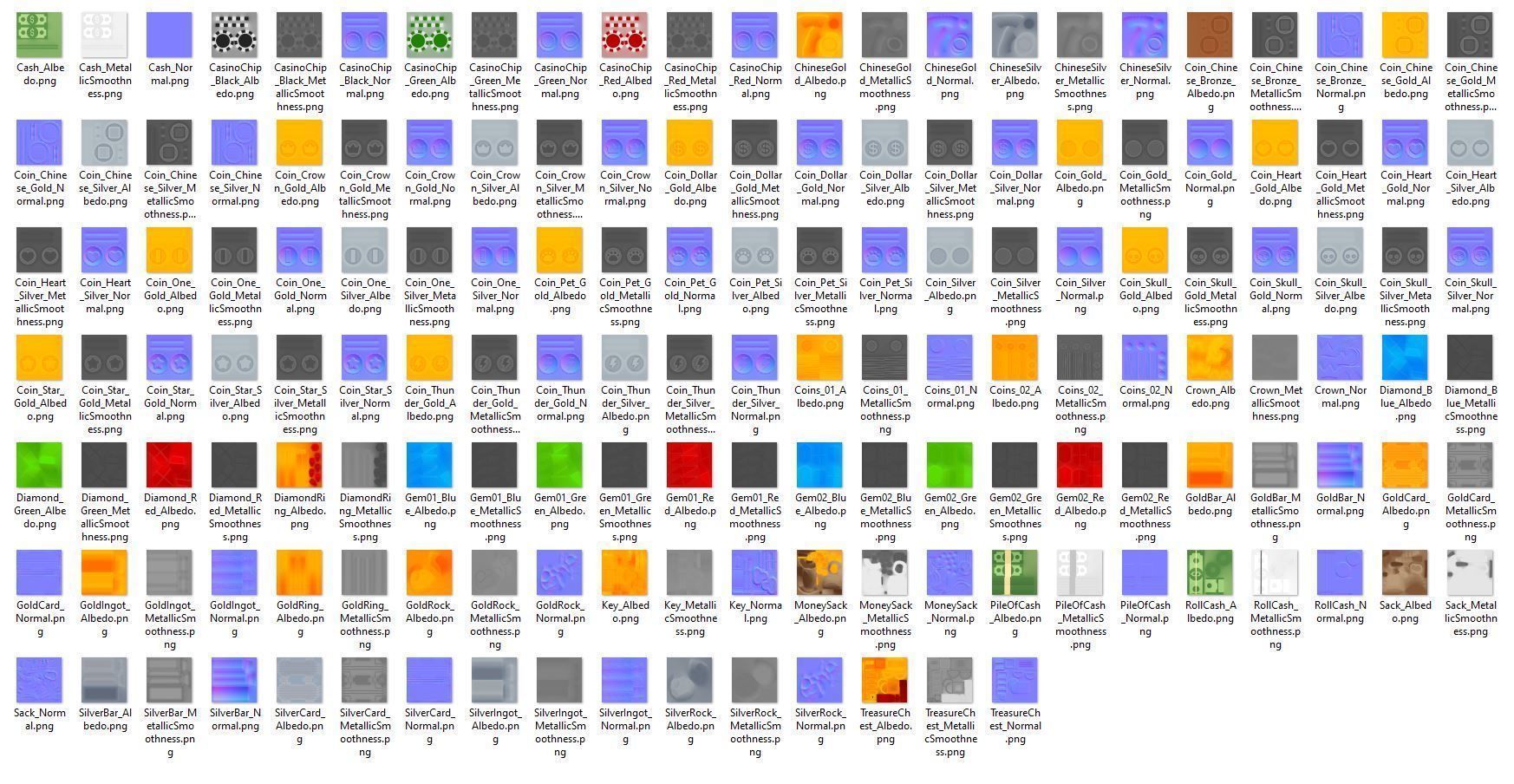 Low Poly Reward Item Pack Low-poly 3D model_15