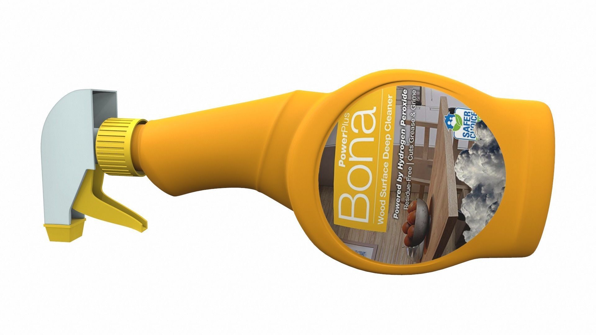 Cleaner spray bona 3D model_7