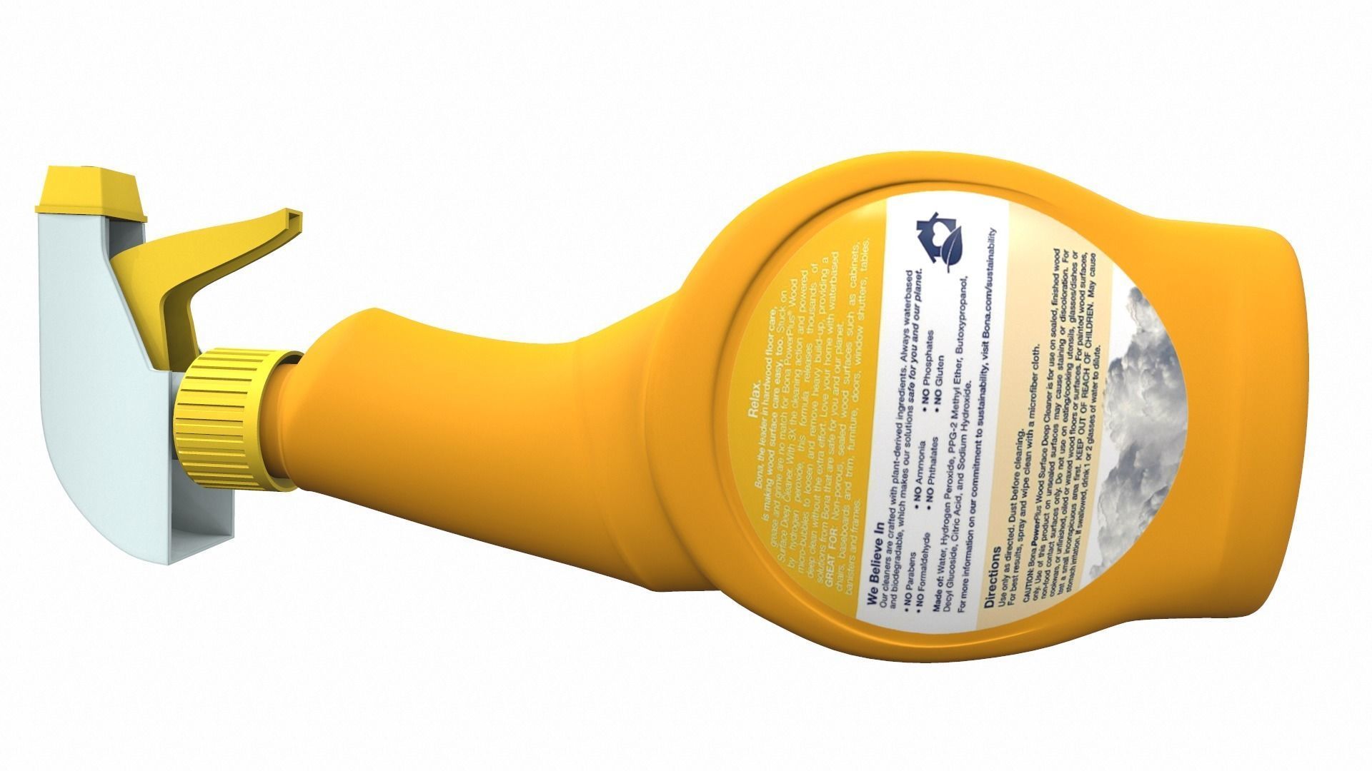 Cleaner spray bona 3D model_9