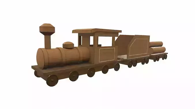 Wooden train toy 5