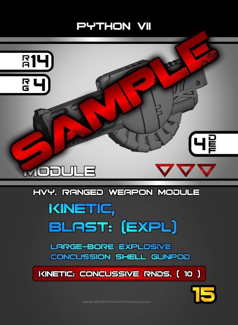 CHIBI-TECH SD - PYTHON VII GUNPOD 3D print model_7