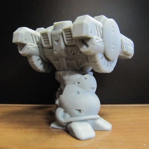CHIBI-TECH SD - PYTHON VII GUNPOD 3D print model_4