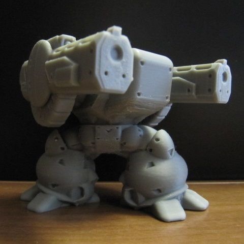 CHIBI-TECH SD - PYTHON VII GUNPOD 3D print model_2
