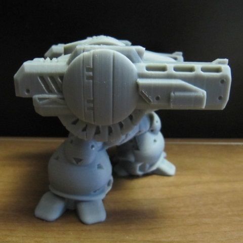 CHIBI-TECH SD - PYTHON VII GUNPOD 3D print model_3