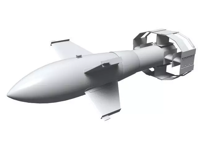 Fritz X missile 3D model_0