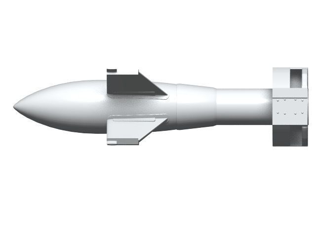 Fritz X missile 3D model_2