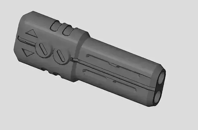 CHIBI-TECH SD - ION VII GUNPOD       3D print model