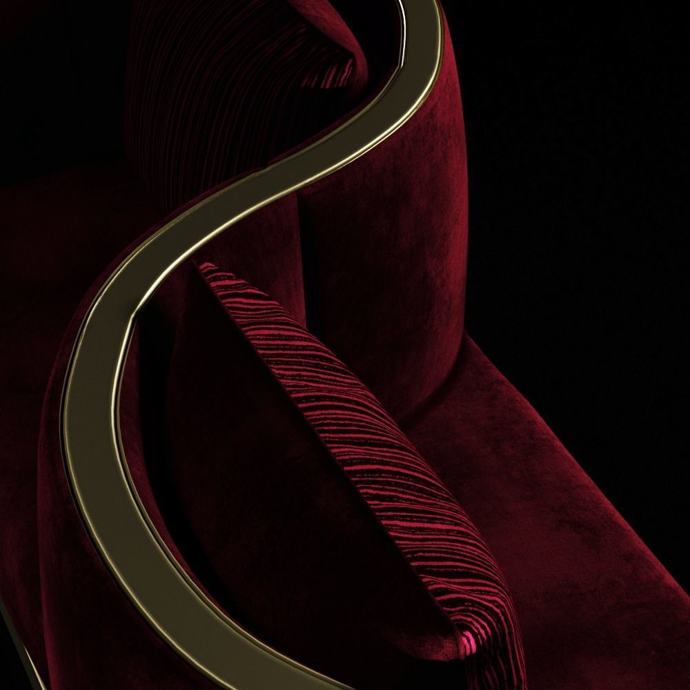 Sofa modern 3D model_11