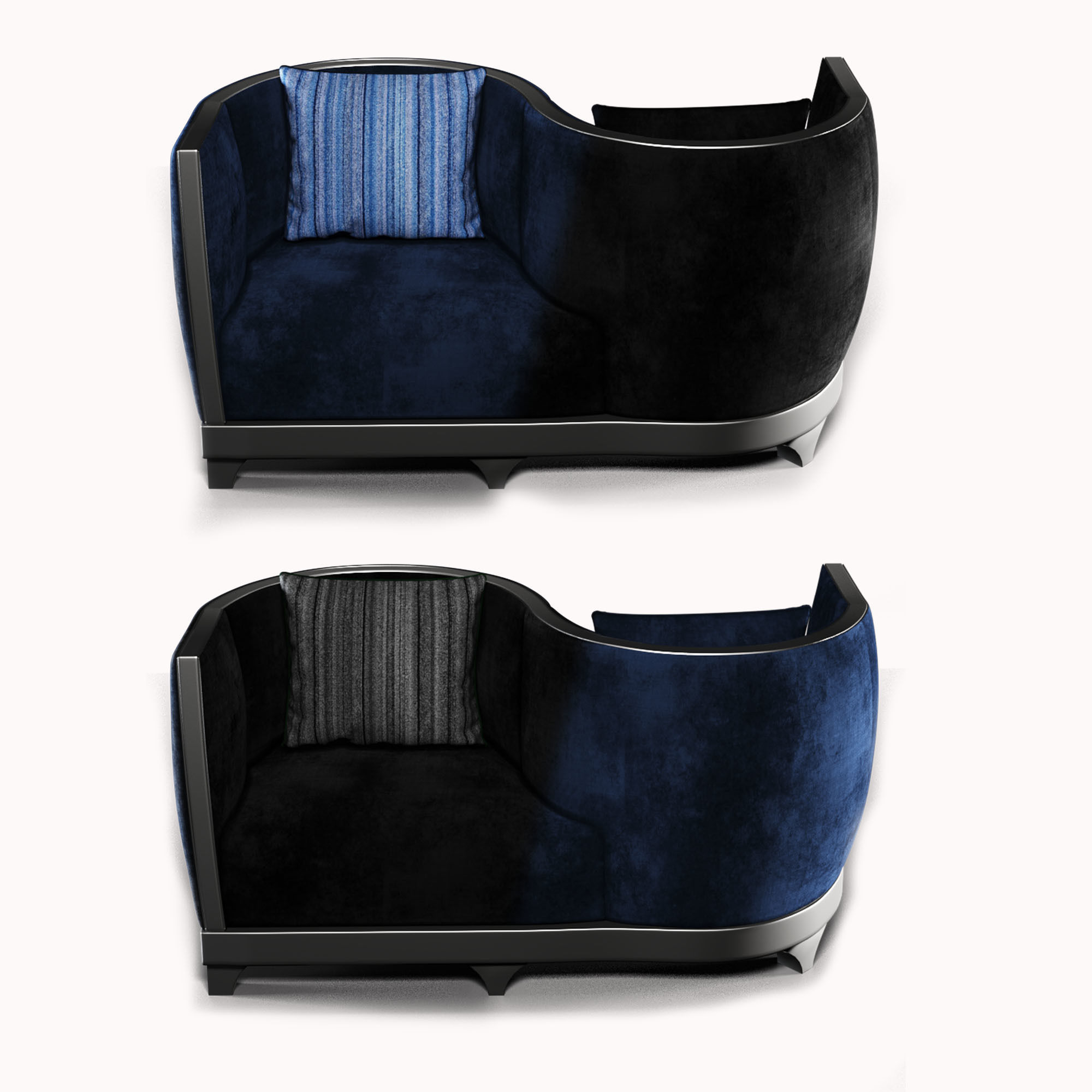 Sofa modern 3D model_1