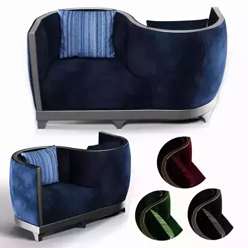 Sofa modern 3D model